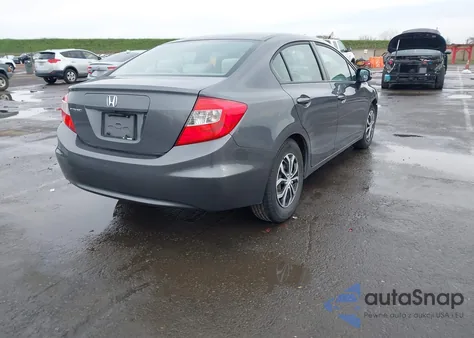 2012 Honda Civic Lx z USA, uszkodzony, nr VIN 2HGFB2F56CH325823